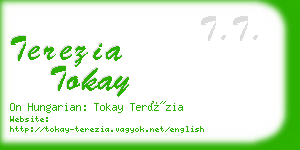 terezia tokay business card